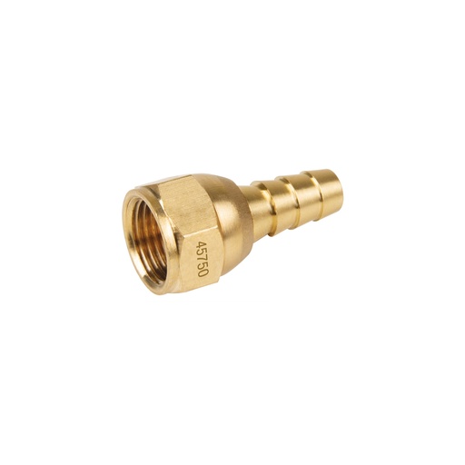 [T45750] Cople espiga (tuerca loca) de latón, 3/8', Foset - Pag 521
