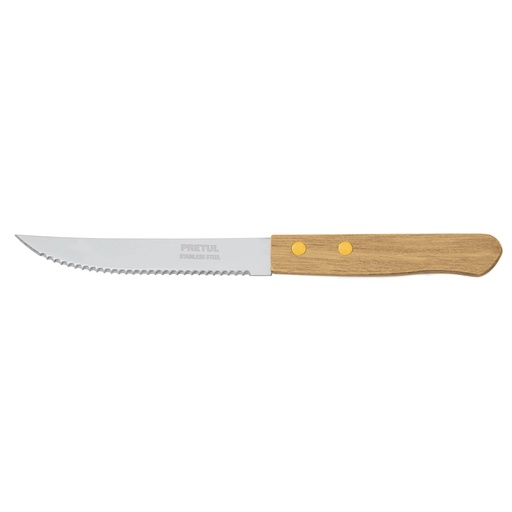 [T23083] Cuchillo con sierra para asado 5' mango de madera, Pretul - Pag 145