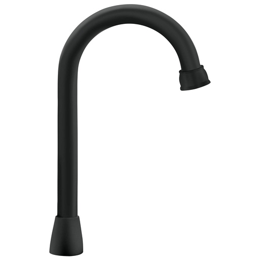 [T46725] Cuello para mezcladora de lavabo,tipo bar,negro mate, Aqua
