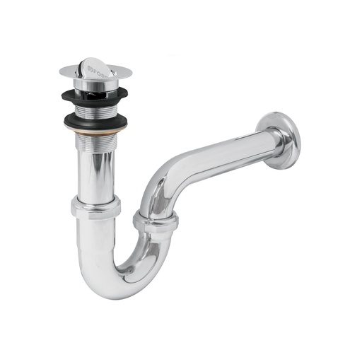 [T49337] Céspol p/lavabo latón c/contra tipo moneda, cromo, 1-1/4' - Pag 501