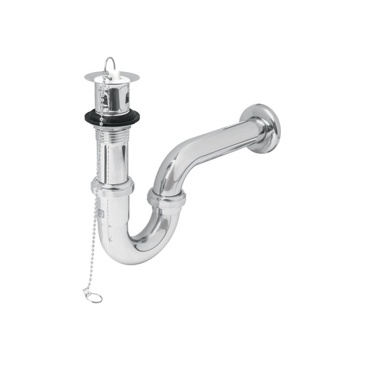[T49335] Céspol p/lavabo latón c/contra, tapón y cadena, cromo,1-1/4' - Pag 501