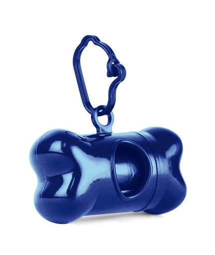 [A664206] DISPENSADOR DE BOLSAS PARA PERRO - 2  PZAS, AZUL