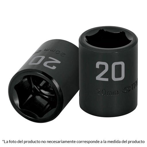 [T12410] Dado cuadro 1/2' de impacto 6 puntas de 10 mm, Truper - Pag 162