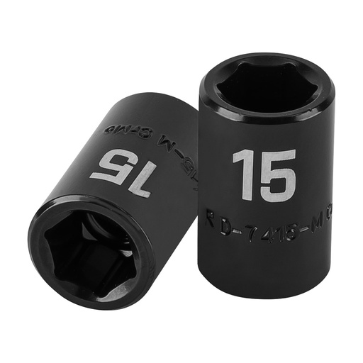 [T12415] Dado cuadro 1/2' de impacto 6 puntas de 15 mm, Truper - Pag 125