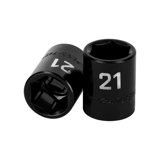 [T12421] Dado cuadro 1/2' de impacto 6 puntas de 21 mm, Truper - Pag 162