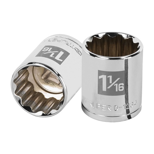 [T13311] Dado de 1-1/16', 12 puntas, cuadro 1/2', Truper - Pag 120