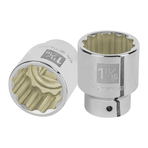 [T13865] Dado de 1-11/16', 12 puntas, cuadro 3/4', Truper - Pag 121