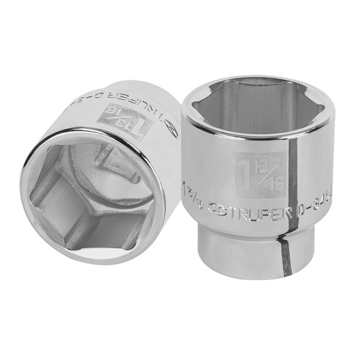 [T13837] Dado de 1-13/16', 6 puntas, cuadro 3/4', Truper - Pag 121