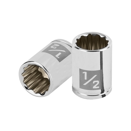 [T100964] Dado de 1/2', 12 puntas, cuadro 1/4', Truper - Pag 116