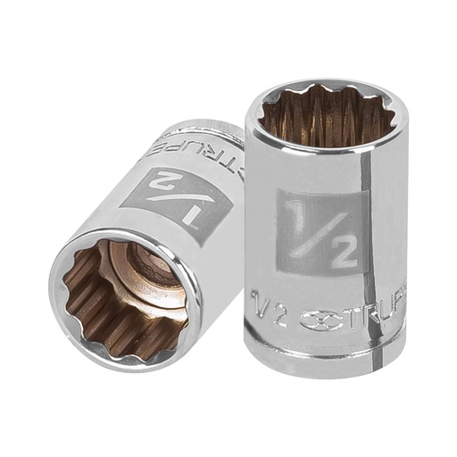 [T13584] Dado de 1/2', 12 puntas, cuadro 3/8', Truper - Pag 118