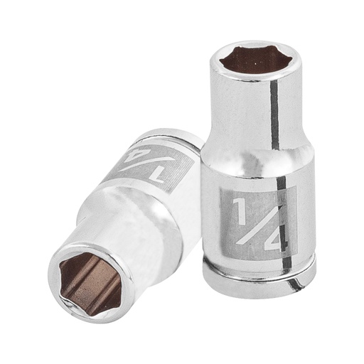 [T13156] Dado de 1/4', 6 puntas, cuadro 1/4', Truper - Pag 116