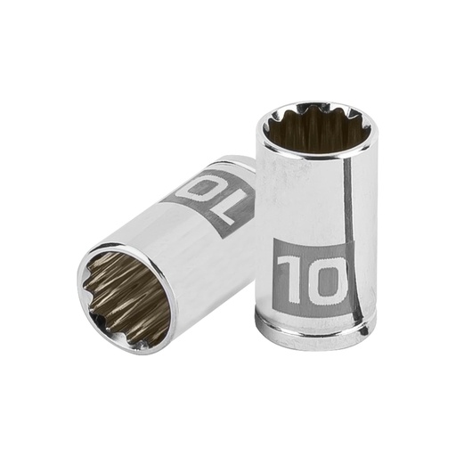 [T100982] Dado de 10 mm, 12 puntas, cuadro 1/4', Truper - Pag 116