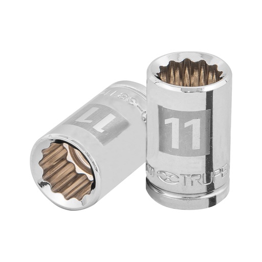 [T13631] Dado de 11 mm, 12 puntas, cuadro 3/8', Truper - Pag 118