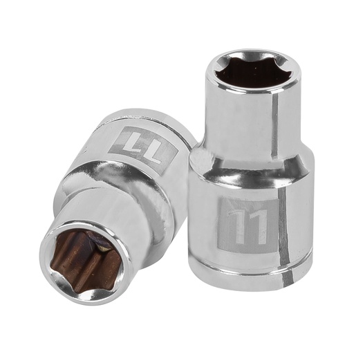 [T13261] Dado de 11 mm, 6 puntas, cuadro 1/2', Truper - Pag 120