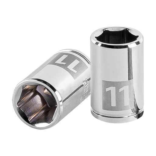 [T13173] Dado de 11 mm, 6 puntas, cuadro 1/4', Truper - Pag 116