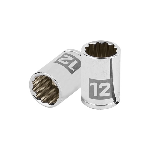 [T100986] Dado de 12 mm, 12 puntas, cuadro 1/4', Truper - Pag 116