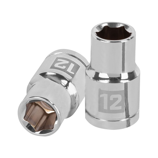 [T13262] Dado de 12 mm, 6 puntas, cuadro 1/2', Truper - Pag 120