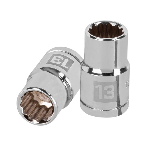 [T13527] Dado de 13 mm, 12 puntas, cuadro 1/2', Truper - Pag 120