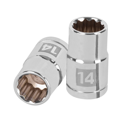 [T13528] Dado de 14 mm, 12 puntas, cuadro 1/2', Truper - Pag 120