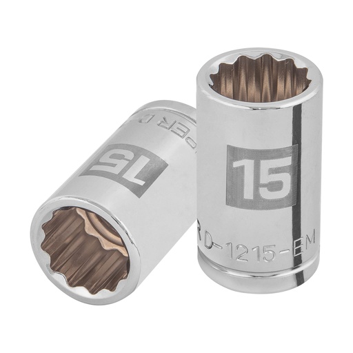 [T13529] Dado de 15 mm, 12 puntas, cuadro 1/2', Truper - Pag 120