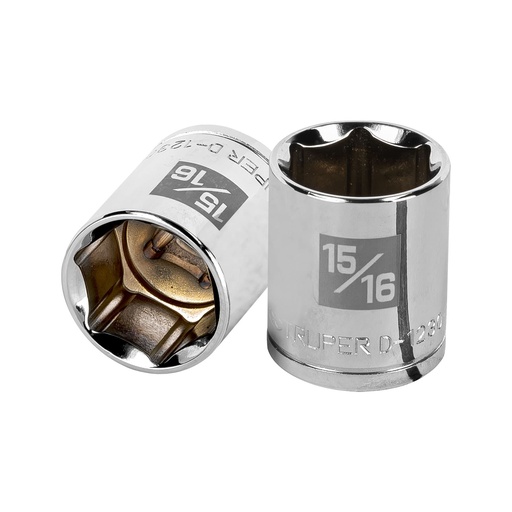 [T13239] Dado de 15/16', 6 puntas, cuadro 1/2', Truper - Pag 120