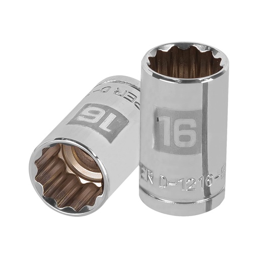 [T13530] Dado de 16 mm, 12 puntas, cuadro 1/2', Truper - Pag 120