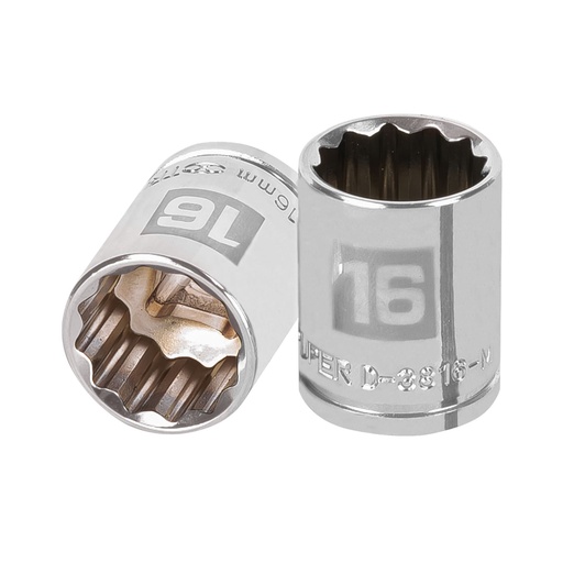 [T13636] Dado de 16 mm, 12 puntas, cuadro 3/8', Truper - Pag 118