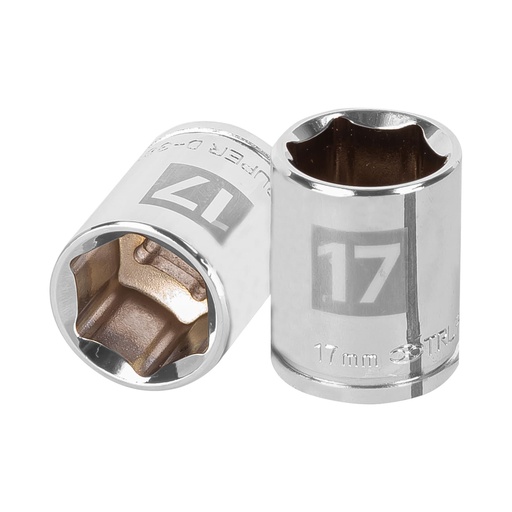 [T13681] Dado de 17 mm, 6 puntas, cuadro 3/8', Truper - Pag 118