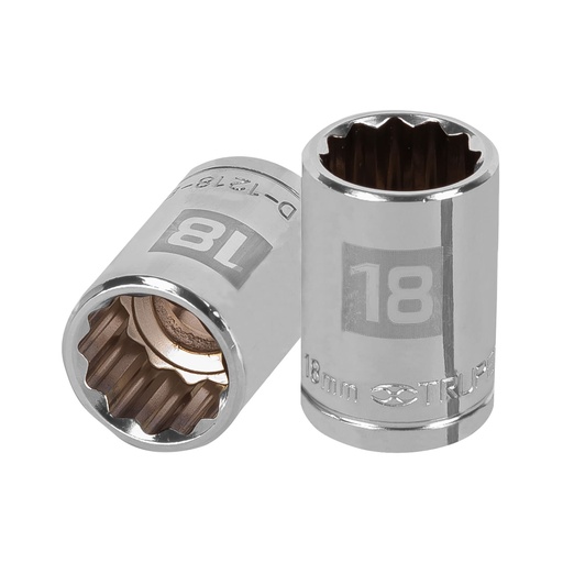 [T13532] Dado de 18 mm, 12 puntas, cuadro 1/2', Truper - Pag 120