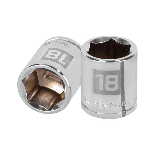 [T13682] Dado de 18 mm, 6 puntas, cuadro 3/8', Truper - Pag 118