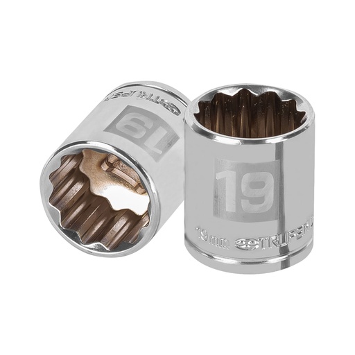 [T13639] Dado de 19 mm, 12 puntas, cuadro 3/8', Truper - Pag 118