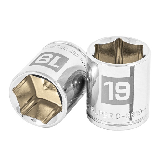 [T13683] Dado de 19 mm, 6 puntas, cuadro 3/8', Truper - Pag 118