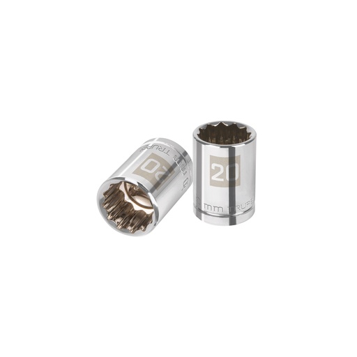 [T13534] Dado de 20 mm, 12 puntas, cuadro 1/2', Truper - Pag 120