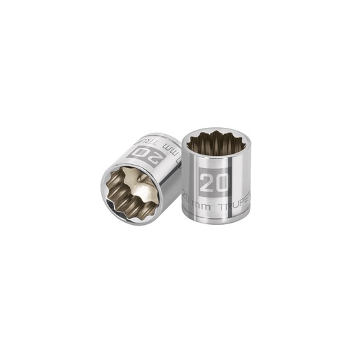 [T13640] Dado de 20 mm, 12 puntas, cuadro 3/8', Truper - Pag 118