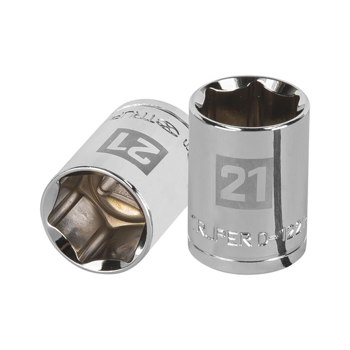 [T13271] Dado de 21 mm, 6 puntas, cuadro 1/2', Truper - Pag 120