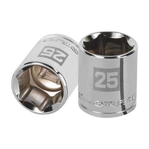 [T13275] Dado de 25 mm, 6 puntas, cuadro 1/2', Truper - Pag 120
