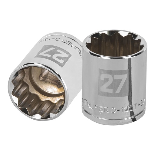 [T13541] Dado de 27 mm, 12 puntas, cuadro 1/2', Truper - Pag 120