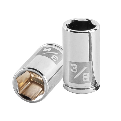 [T13160] Dado de 3/8', 6 puntas, cuadro 1/4', Truper - Pag 116