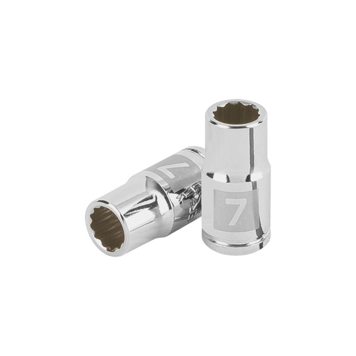 [T100979] Dado de 7 mm, 12 puntas, cuadro 1/4', Truper - Pag 116