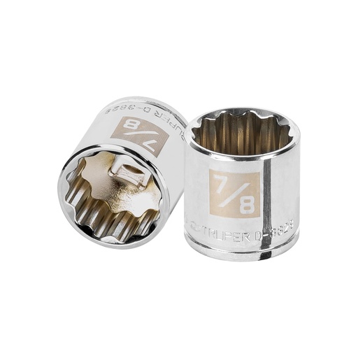 [T13590] Dado de 7/8', 12 puntas, cuadro 3/8', Truper - Pag 118
