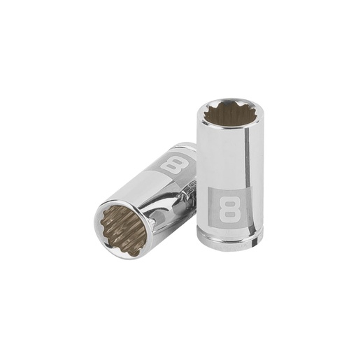 [T100980] Dado de 8 mm, 12 puntas, cuadro 1/4', Truper - Pag 116