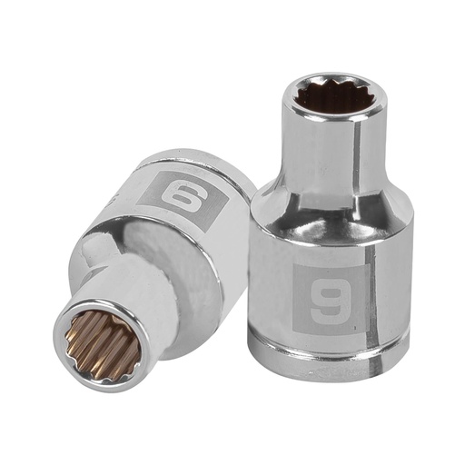 [T13523] Dado de 9 mm, 12 puntas, cuadro 1/2', Truper - Pag 120