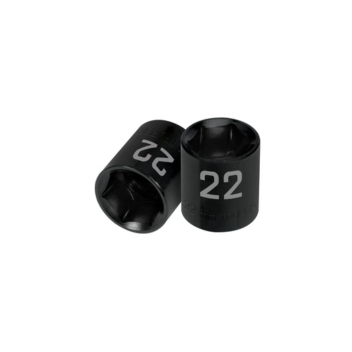 [T100895] Dado de impacto de 22 mm, 6 puntas, cuadro 1/2', Truper - Pag 125