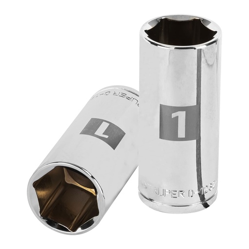 [T13333] Dado largo de 1', 6 puntas, cuadro 1/2', Truper - Pag 120