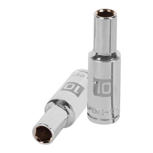 [T13350] Dado largo de 10 mm, 6 puntas, cuadro 1/2', Truper - Pag 120