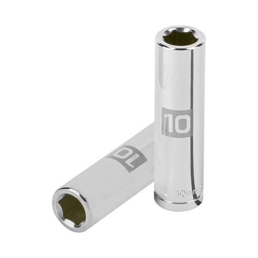 [T13770] Dado largo de 10 mm, 6 puntas, cuadro 3/8', Truper - Pag 118
