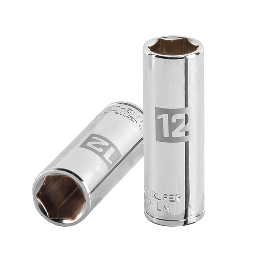 [T13206] Dado largo de 12 mm, 6 puntas, cuadro 1/4', Truper - Pag 116