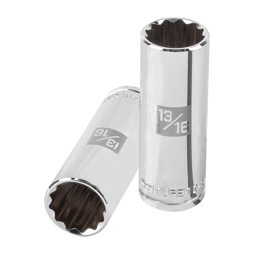 [T13367] Dado largo de 13/16', 12 puntas, cuadro 1/2', Truper - Pag 120