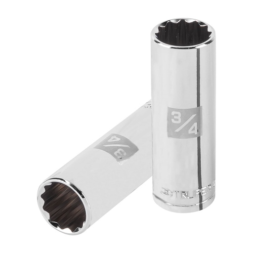 [T13364] Dado largo de 3/4', 12 puntas, cuadro 1/2', Truper - Pag 120