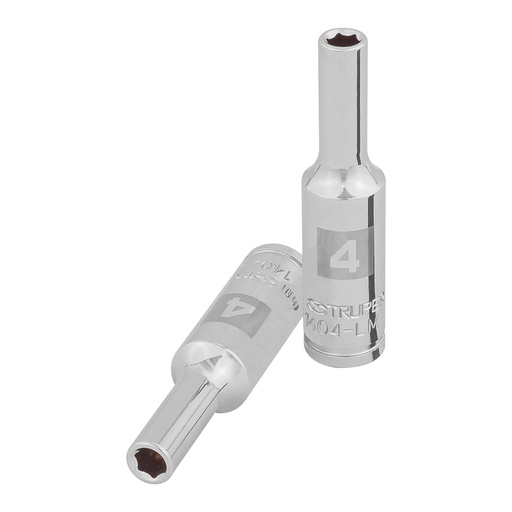 [T100968] Dado largo de 4 mm, 6 puntas, cuadro 1/4', Truper - Pag 116